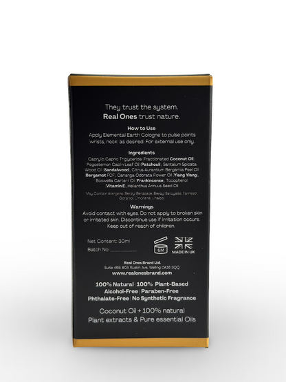 Elemental Earth – 100% Natural Aftershave