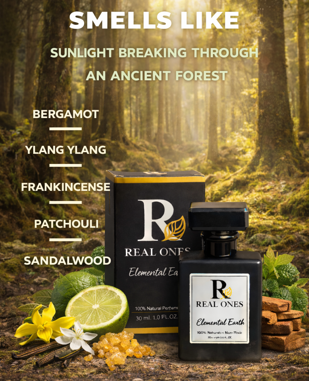 Elemental Earth – 100% Natural Aftershave