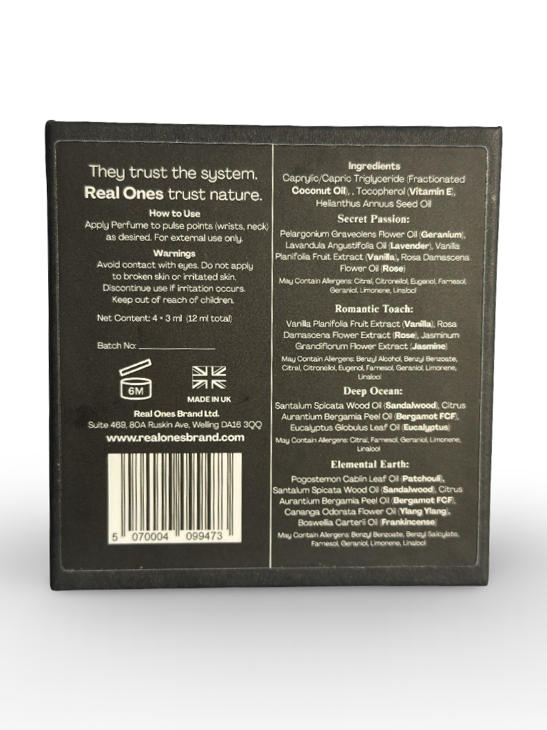 Perfume Tester Set – 4x3ml Vials