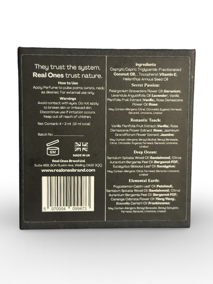 Perfume Tester Set – 4x3ml Vials